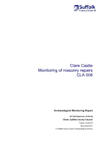 Clare Castle Monitoring of Masonry Repairs CLA 008