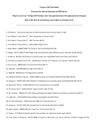 Conyers Old Time Radio Presents the Scariest Episodes of OTR