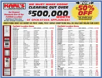 Fairfield Location Items Our Deepest Discounts Ever at Our Fairfield Location! EVERYTHING MUST GO! HURRY IN! FIRST COME, FIRST S