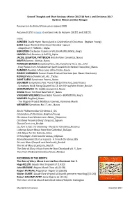 Second Thoughts & Short Reviews: Winter 2017-1/Christmas 2017