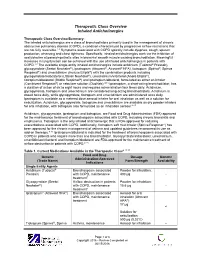 Therapeutic Class Overview Inhaled Anticholinergics