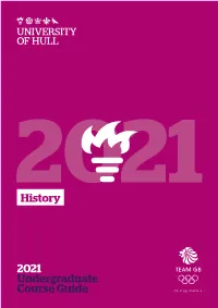 2021 Undergraduate Course Guide History