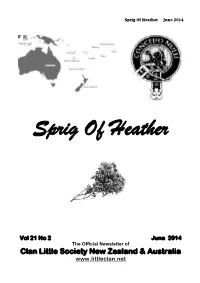 CLS Sprig of Heather June 2014
