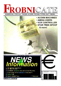 FROBNICATE ISSUE 12 - Spring 1997 Page 3 EDITORS PAGE