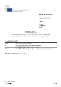 LIMITE EN BELARUS Restrictive Measures General Evidence on Economic and Business Environment
