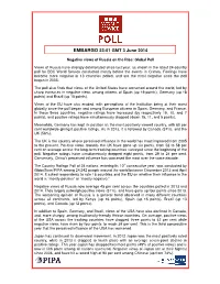 2014 Poll Conducted by the BBC World Service