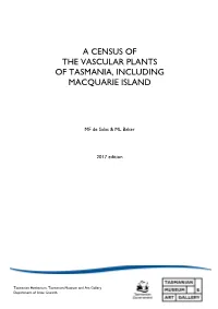 2017 Census of the Vascular Plants of Tasmania