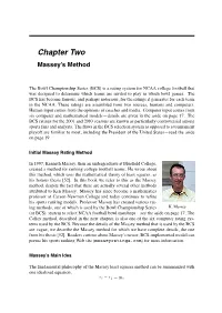 Chapter Two Massey’S Method