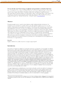 Do the Suburbs Exist? Discovering Complexity and Specificity In