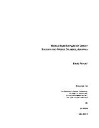 Mobile River Survey Report