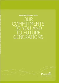 Our Commitments to You and to Future Generations Annual Report - Our Commitments and 2020 to Future Generations Toannual You Content