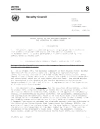Security Council Distr