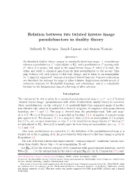 Relation Between Two Twisted Inverse Image Pseudofunctors in Duality Theory