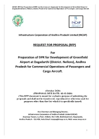 (RFP) for Preparation of DPR for Development of Greenfield Airport