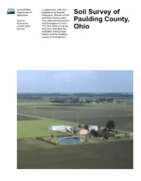 Soil Survey of Paulding County, Ohio