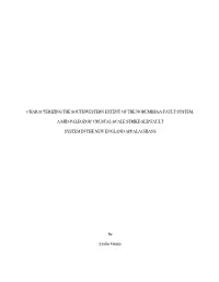 Characterizing the Southwestern Extent of the Norumbega Fault System, a Mid-Paleozoic Crustal-Scale Strike-Slip Fault System In