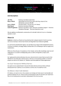 Job Description About Us