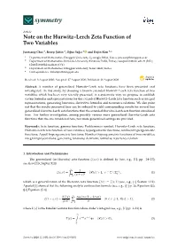 Note on the Hurwitz–Lerch Zeta Function of Two Variables