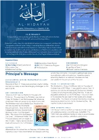Principal's Message