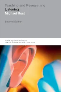 Teaching and Researching Listening Michael Rost