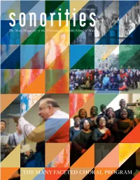 The Many Faceted Choral Program from the Dean