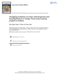 Three Mass Housing Projects in Ankara