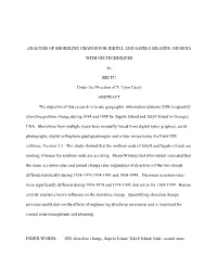 Analysis of Shoreline Change for Jekyll and Sapelo Islands, Georgia