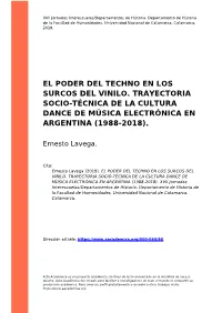 El Poder Del Techno En Los Surcos Del Vinilo