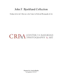 John F. Bjorklund Collection