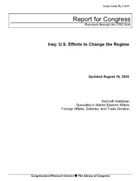 Report for Congress Received Through the CRS Web