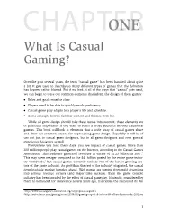 What Is Casual Gaming?