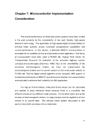 Chapter 7. Microcontroller Implementation Consideration