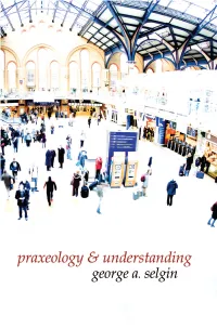 Praxeology and Understanding