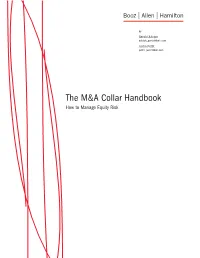 The M&A Collar Handbook