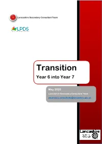 Transition Y6 to Y7