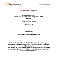 Evaluation Report
