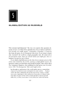 GLOBALIZATION AS Mcworld