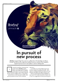 In Pursuit of New Process