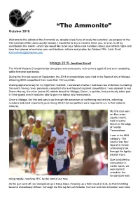 Newsletter October 2018