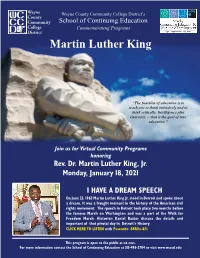 WCCCD CE MLK Day Programs Layout 1