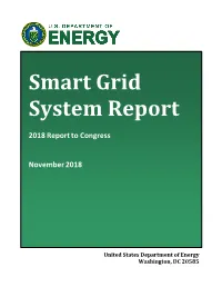 2018 Smart Grid System Report