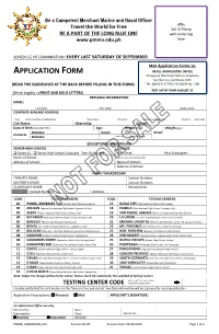 Application Forms To