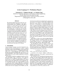 Action Language BC: Preliminary Report