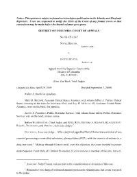 DCCA Opinion No. 01-CF-1145(Corrected)