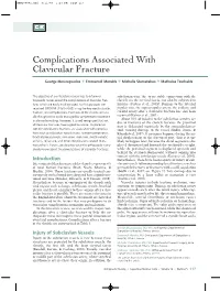 Complications Associated with Clavicular Fracture
