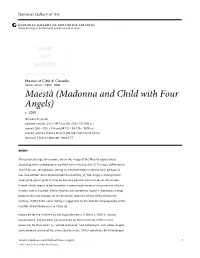 Maestà (Madonna and Child with Four Angels) C