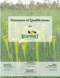 Statement of Qualifications For