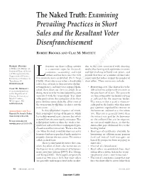 The Naked Truth: Examining Prevailing Practices in Short Sales and the Resultant Voter Disenfranchisement