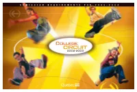 College Circuit 2002-2003