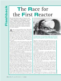 The Race for the First Reactor When the Max Planck Institute for Physics Relocated to Munich 50 Years Ago, It Found More Than Just a New Home